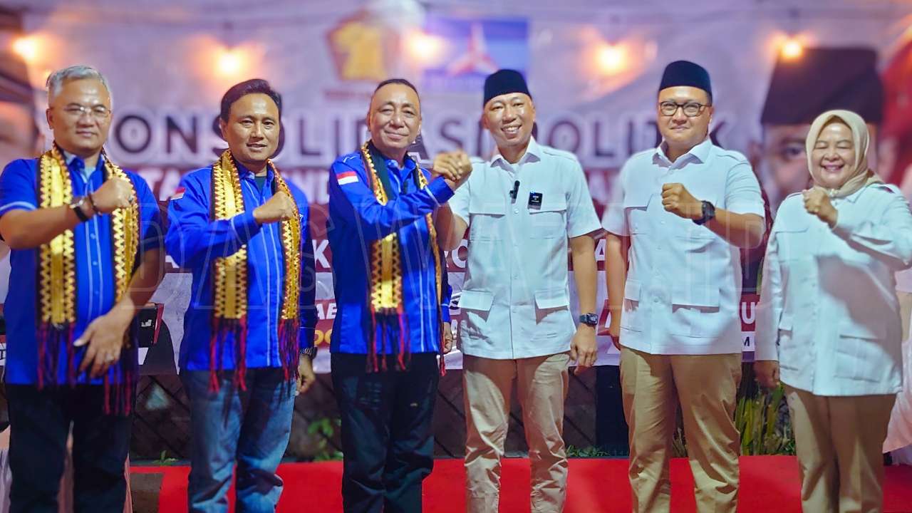 Gerindra dan Demokrat Lampung Bahas Pemenangan Prabowo