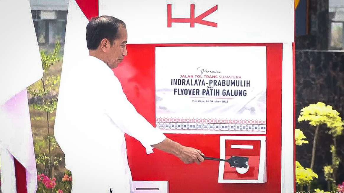 Jokowi Resmikan Tol Trans Sumatera Ruas Indralaya-Prabumulih