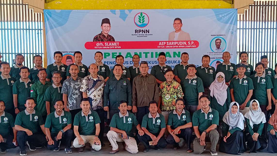 Aep Saripudin Dilantik Sebagai Ketua Umum DPW RPNN Lampung