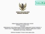 KPU Revisi Syarat Usia Pencalonan Peserta Pilpres 2024