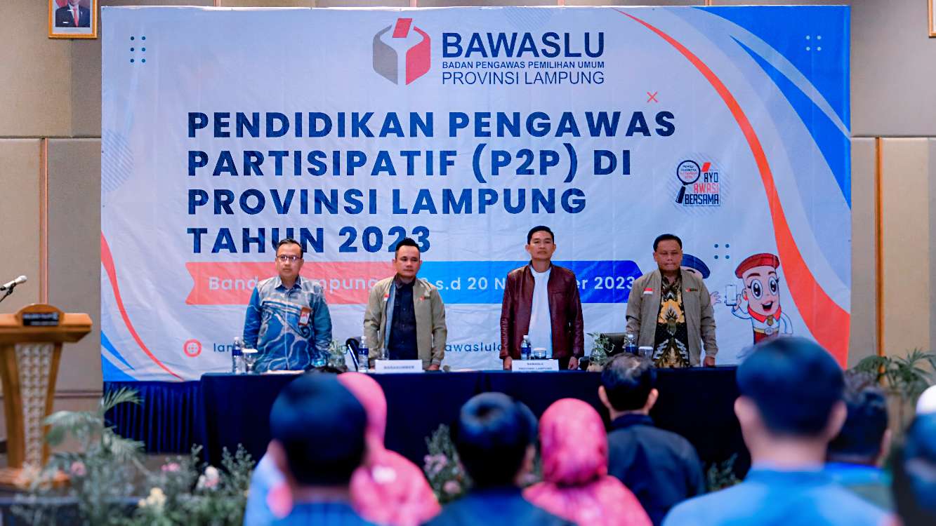 Bawaslu Lampung Jalin Kerja Sama Pengawasan Partisipatif