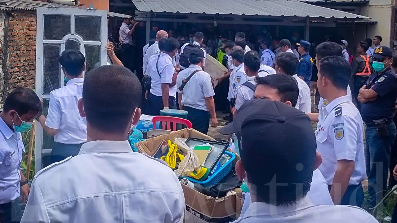 Korban Eksekusi Lahan Laporkan PT KAI ke Polresta Bandarlampung