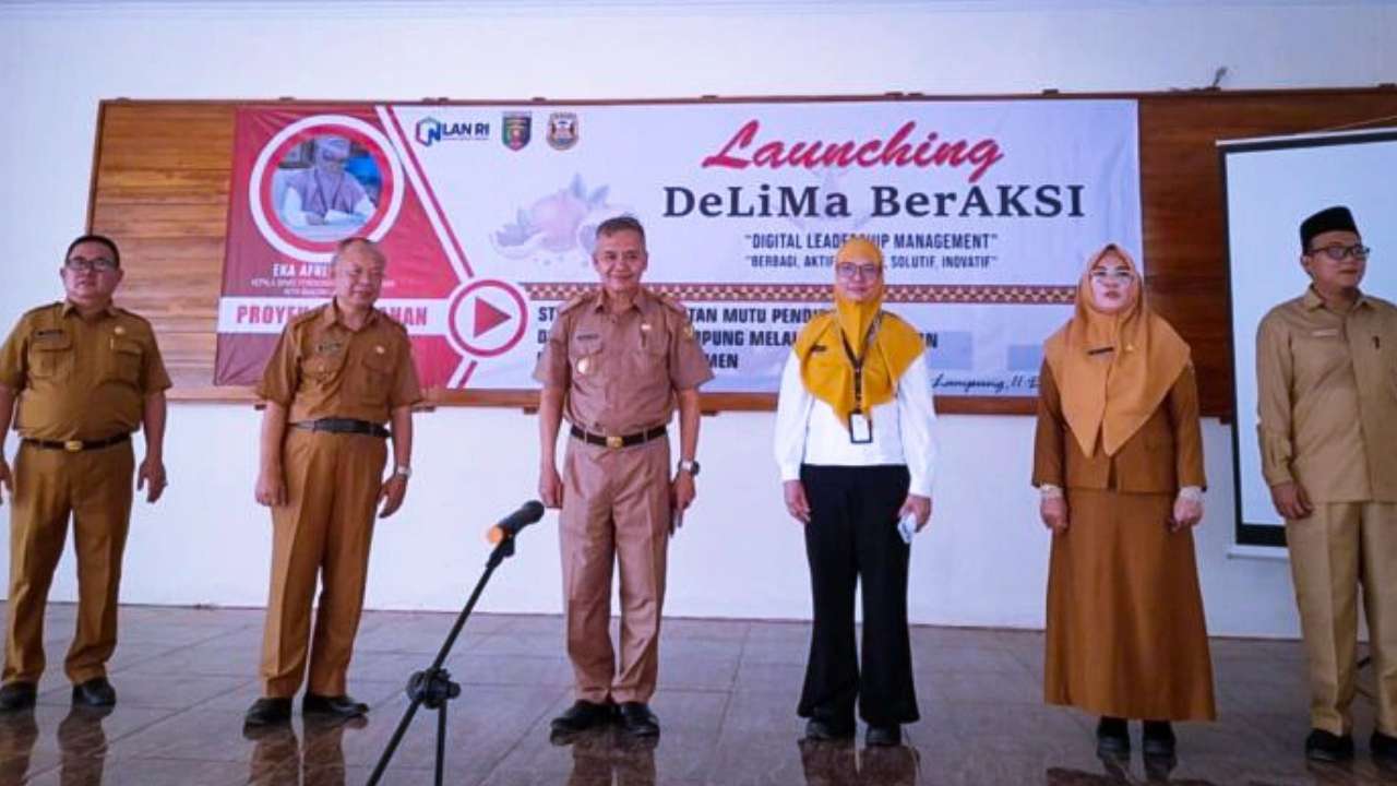 Disdikbud Bandarlampung Luncurkan Aplikasi DeLiMa BerAKSI