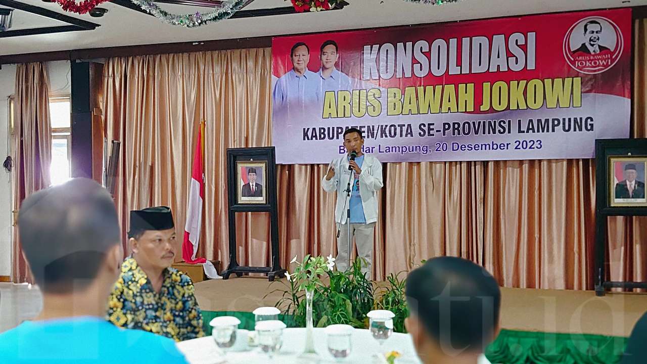 Relawan Jokowi di Lampung Komitmen Menangkan Prabowo-Gibran