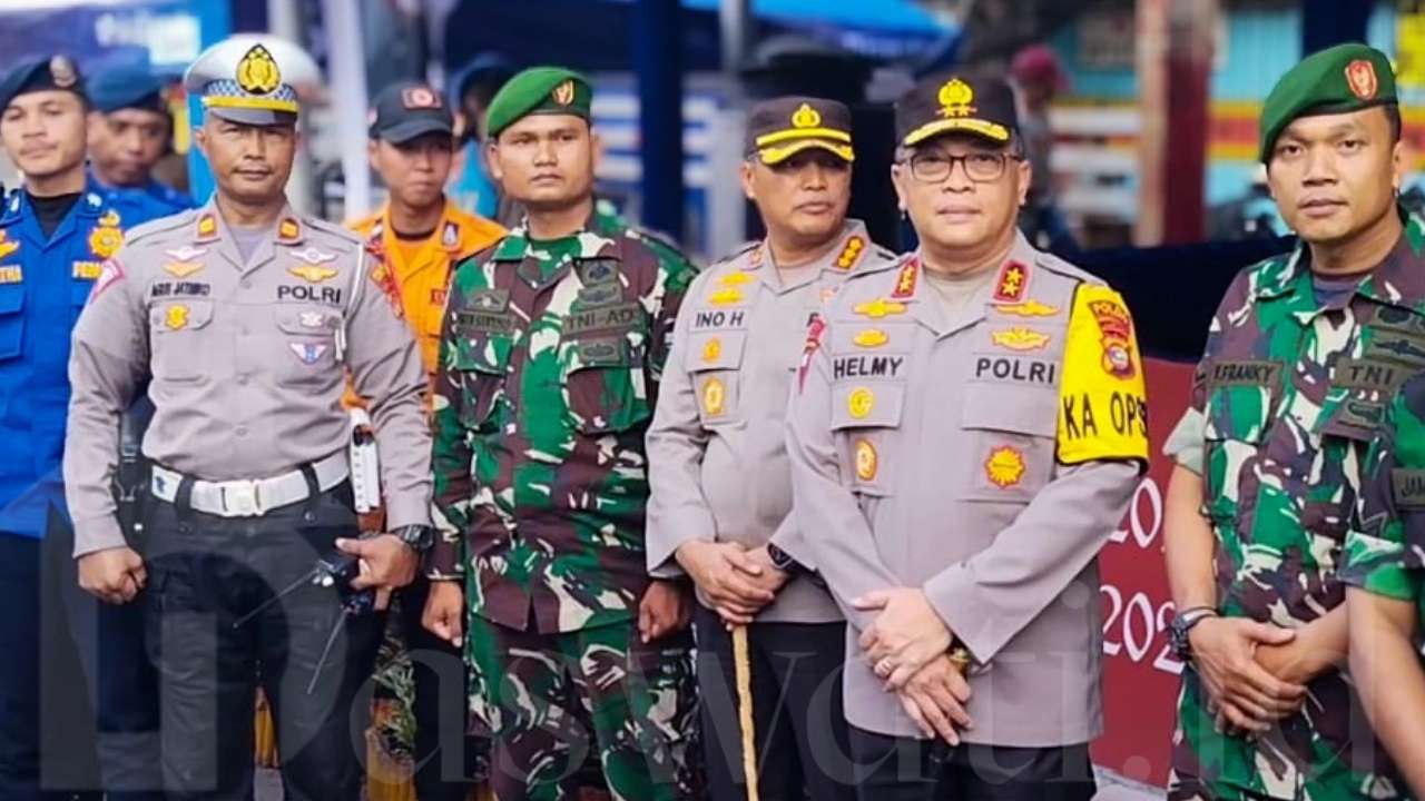 Kapolda Lampung Cek Pengamanan Ibadah Natal