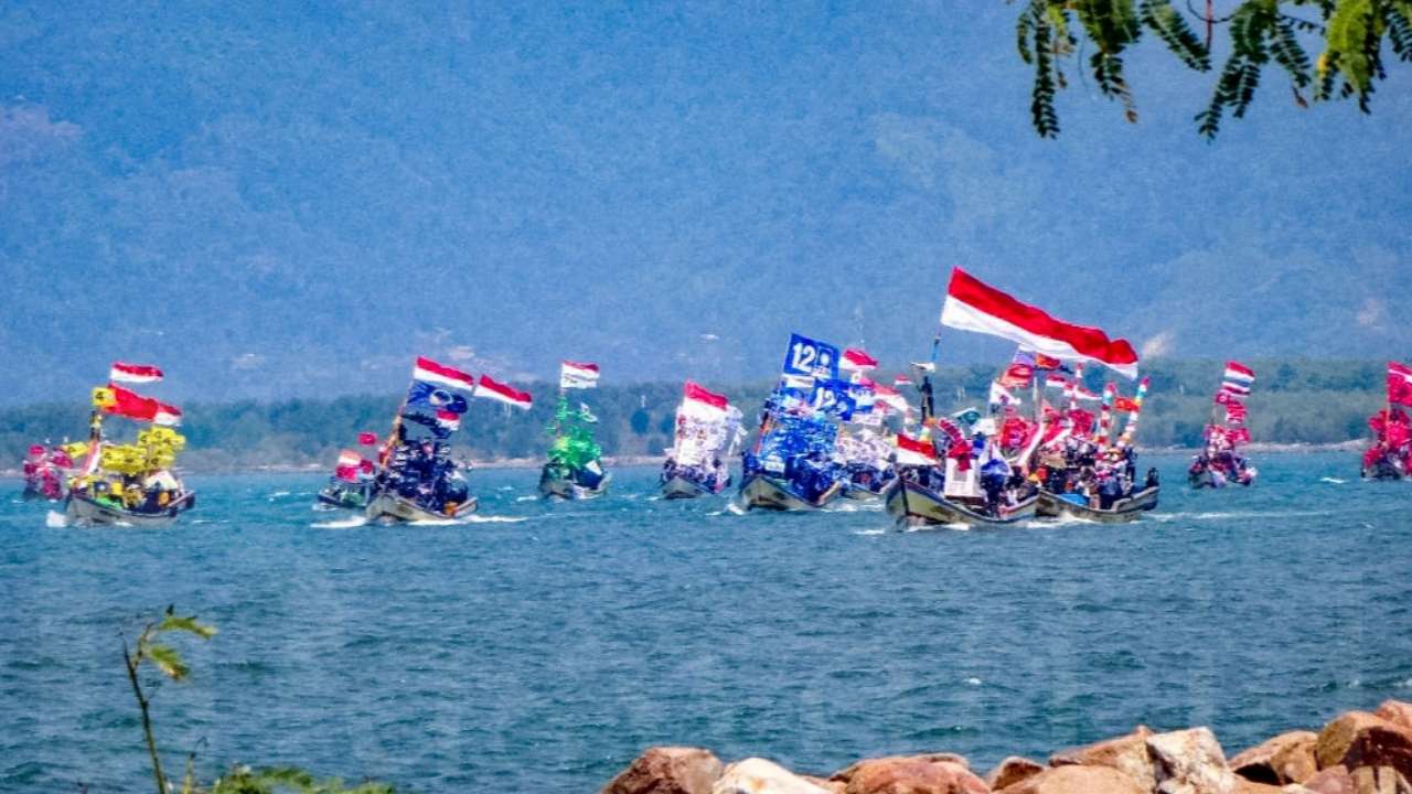 KPU Bandarlampung Juara Satu Lomba Kirab Pemilu 2024