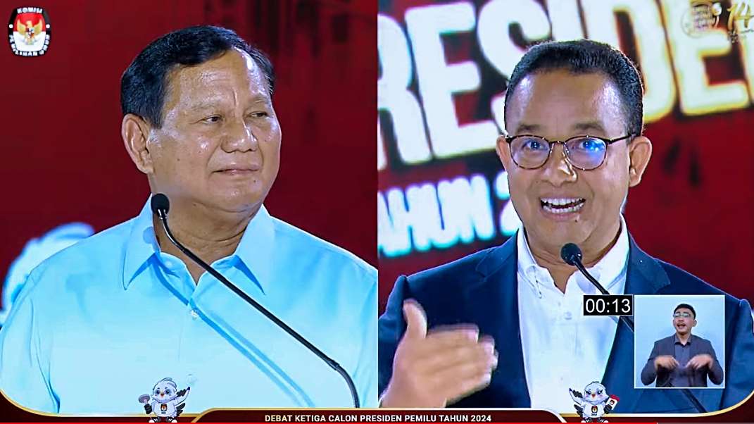 Debat Capres Ketiga, Prabowo ke Anies: Anda tidak pantas bicara etika