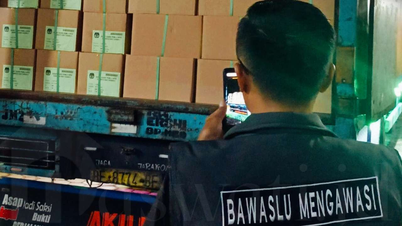 Distribusi Surat Suara Pemilu di Lampung Belum Tepat Jumlah & Kualitas