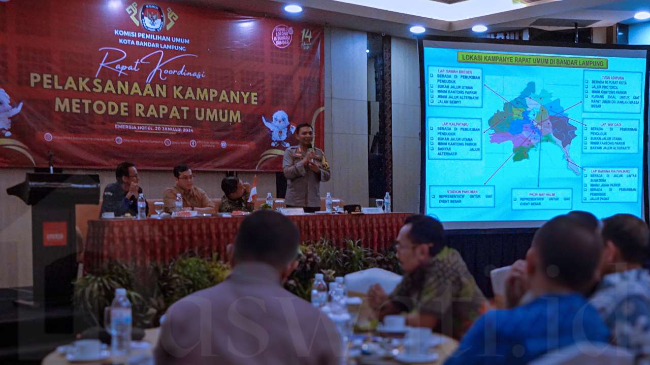 Jadwal dan Lokasi Kampanye Pemilu Rapat Umum di Bandarlampung