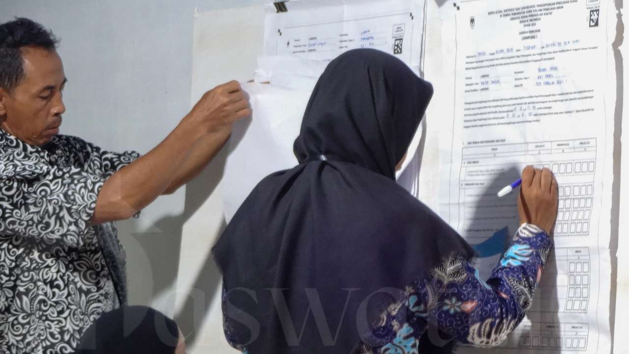 Partisipasi Pemilih Turun di Dua TPS yang PSU di Bandarlampung