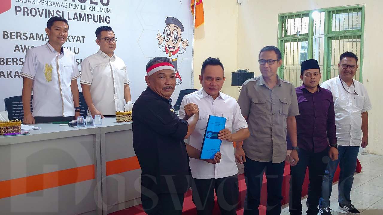 Bawaslu Lampung Terima Aspirasi Jaringan Andi Surya