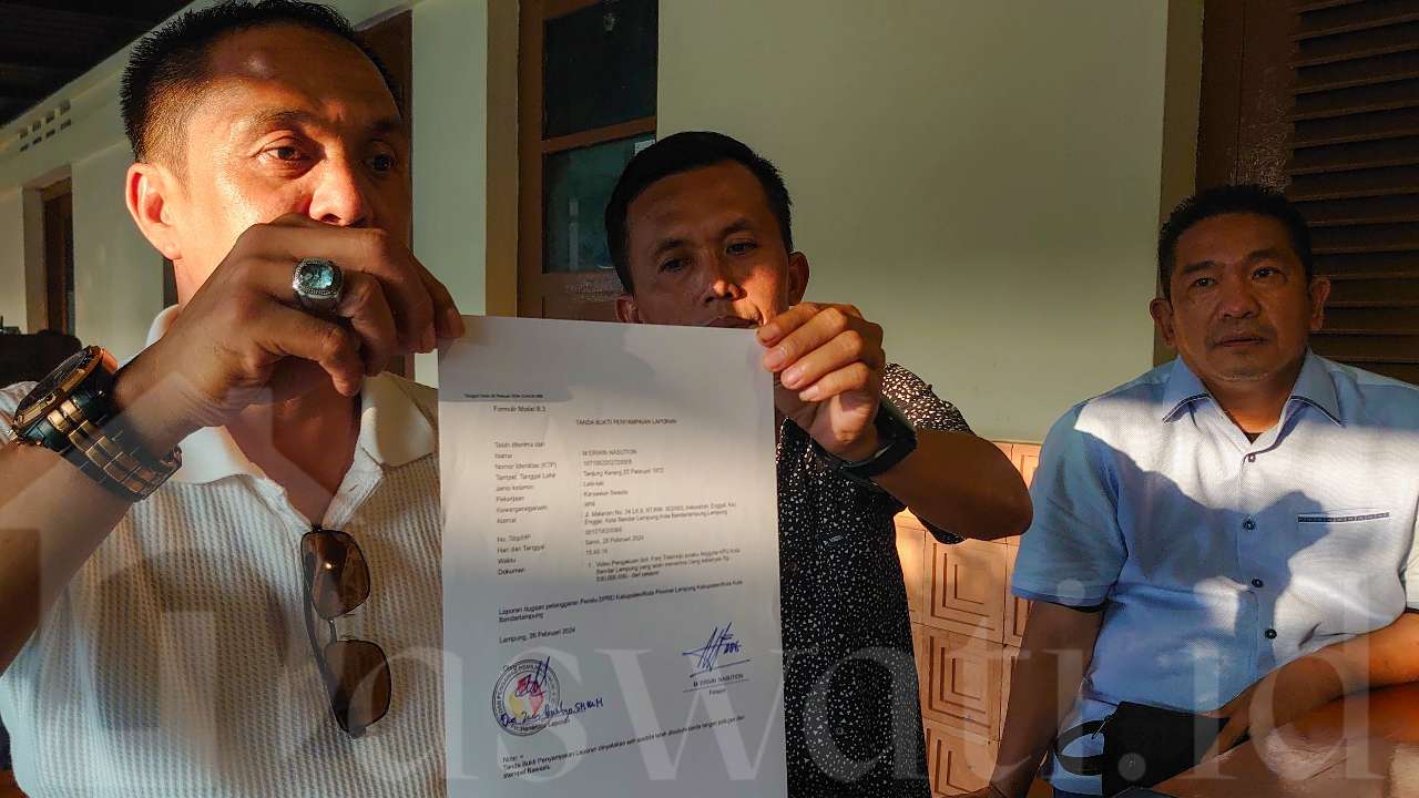 Anggota KPU Bandarlampung Diduga Terima Uang dari Caleg