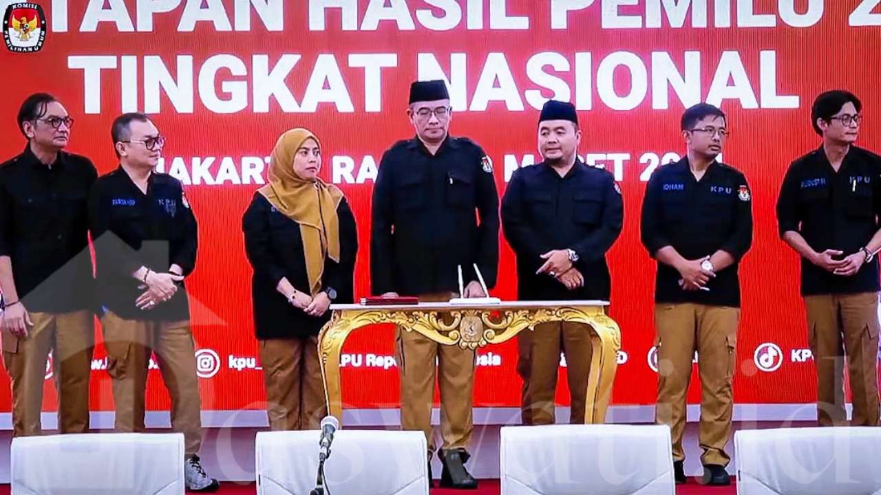 KPU Tetapkan Prabowo-Gibran Menang Pilpres 2024