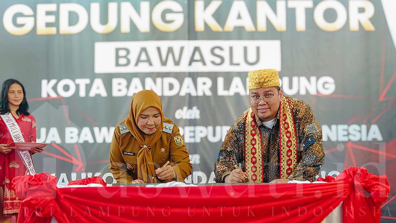 Bawaslu Terima Hibah Gedung dari Pemkot Bandarlampung