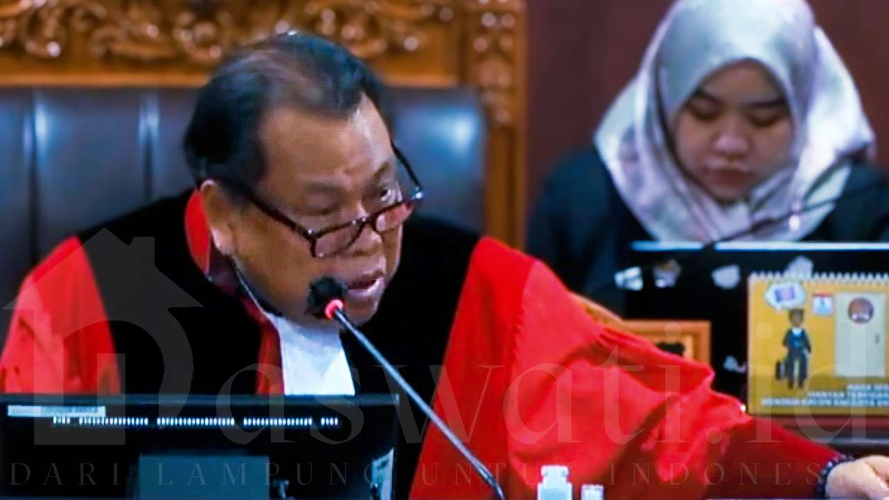 Keterangan Bawaslu Lampung di Sidang Lanjutan PHPU Legislatif 2024