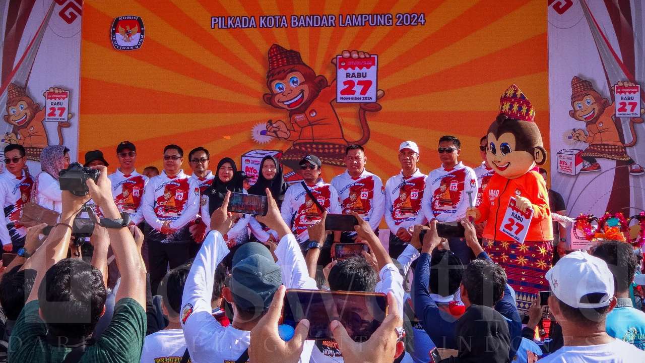 Maskot dan Jingle Pilkada Bandarlampung 2024 Diluncurkan