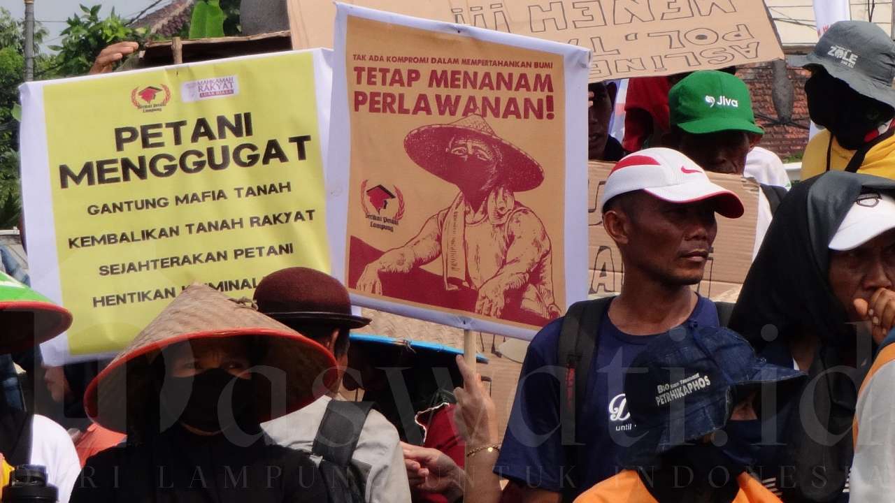 Serikat Petani Lampung Bakal Geruduk Kementerian ATR/BPN Tagih Hak Tanah Garapan