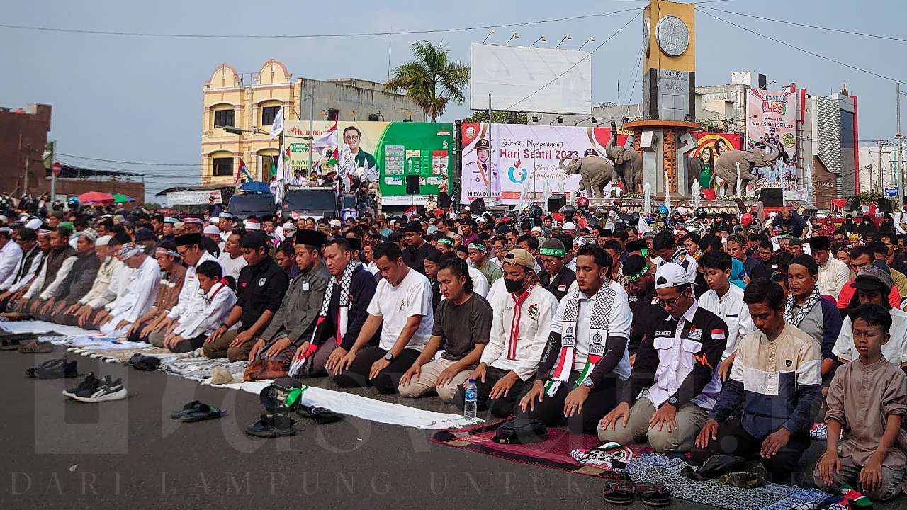 Aksi Bela Palestina 1 Juni 2024 di Lampung