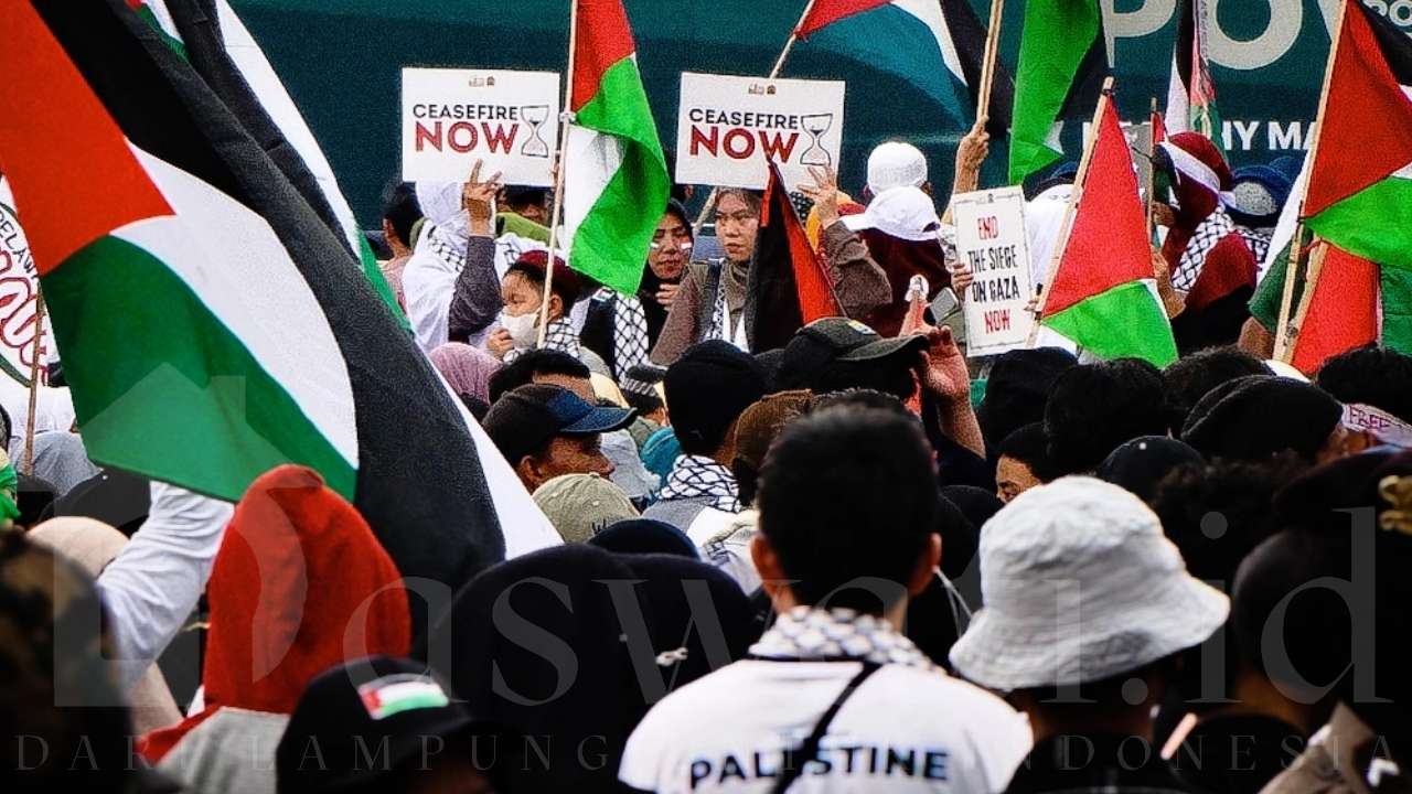 12 Pernyataan Sikap Aksi Bela Palestina di Lampung