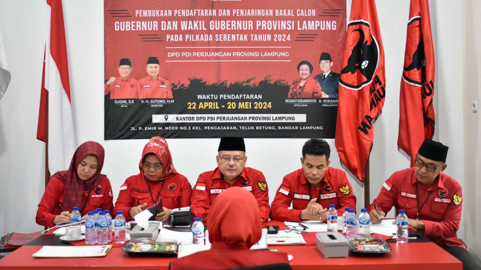 PDIP Lampung Dalami Kapasitas & Program 92 Bakal Cakada