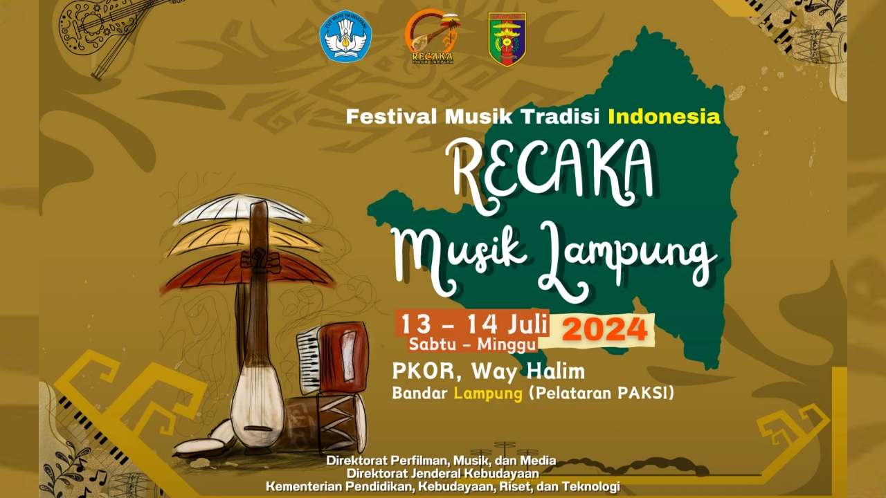 Kemdikbud Ristek Gelar Festival Recaka Musik Lampung 13-14 Juli