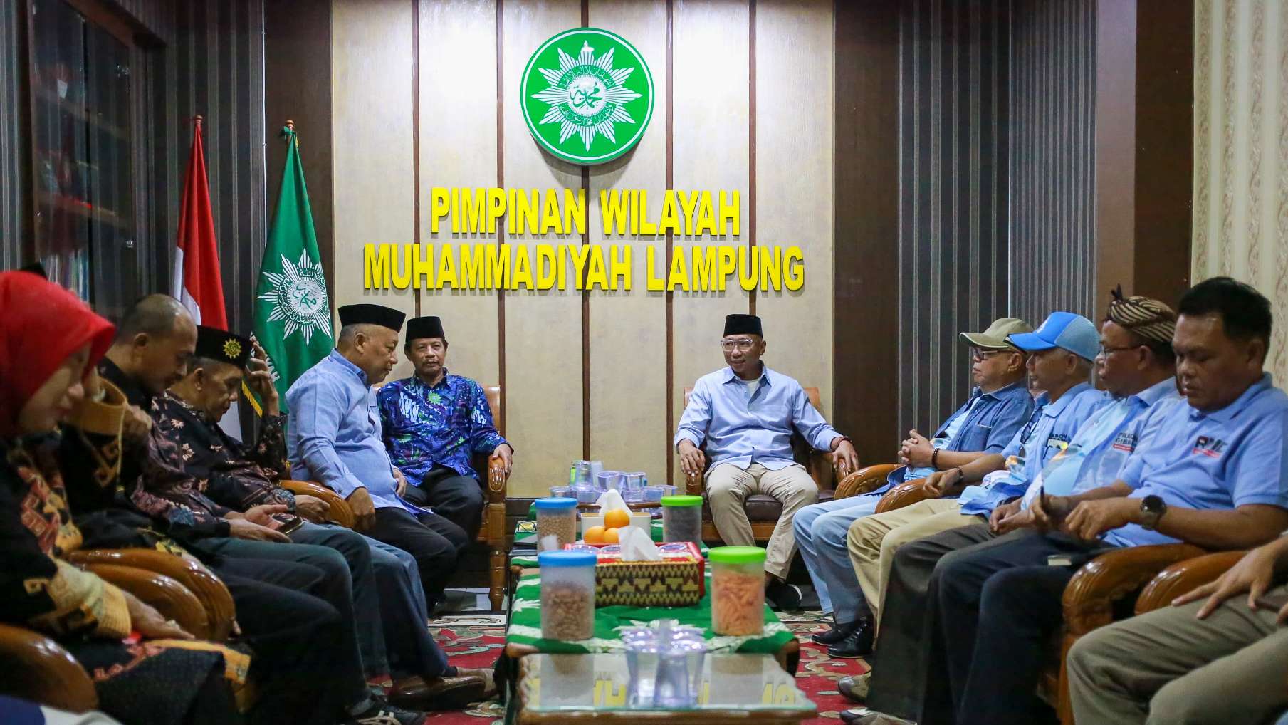 Rahmat Mirzani Djausal Sowan ke Muhammadiyah Lampung