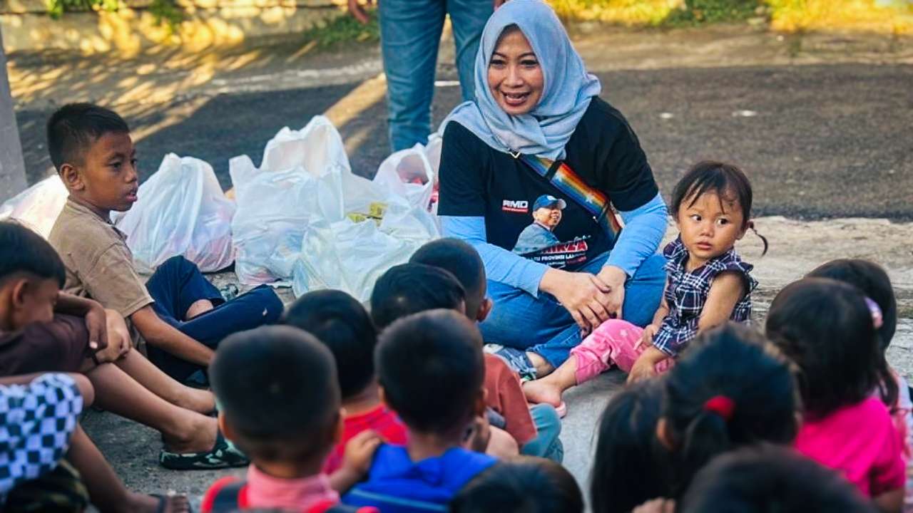 Rahmat Mirzani Djausal Warnai Hari Anak Nasional di Bandarlampung