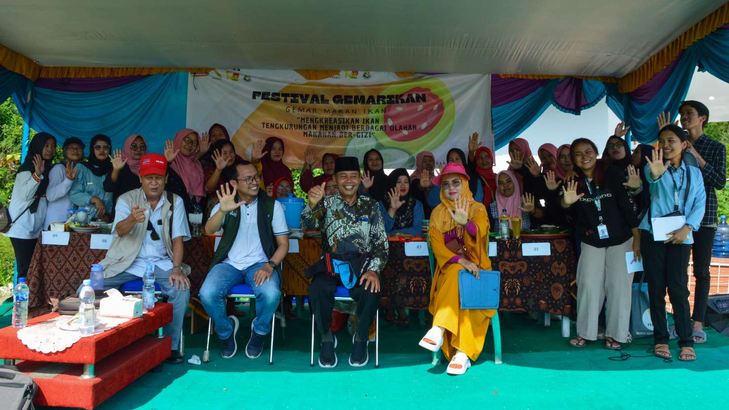 Mahasiswa KKN Itera Sukses Gelar Festival Gemar Makan Ikan