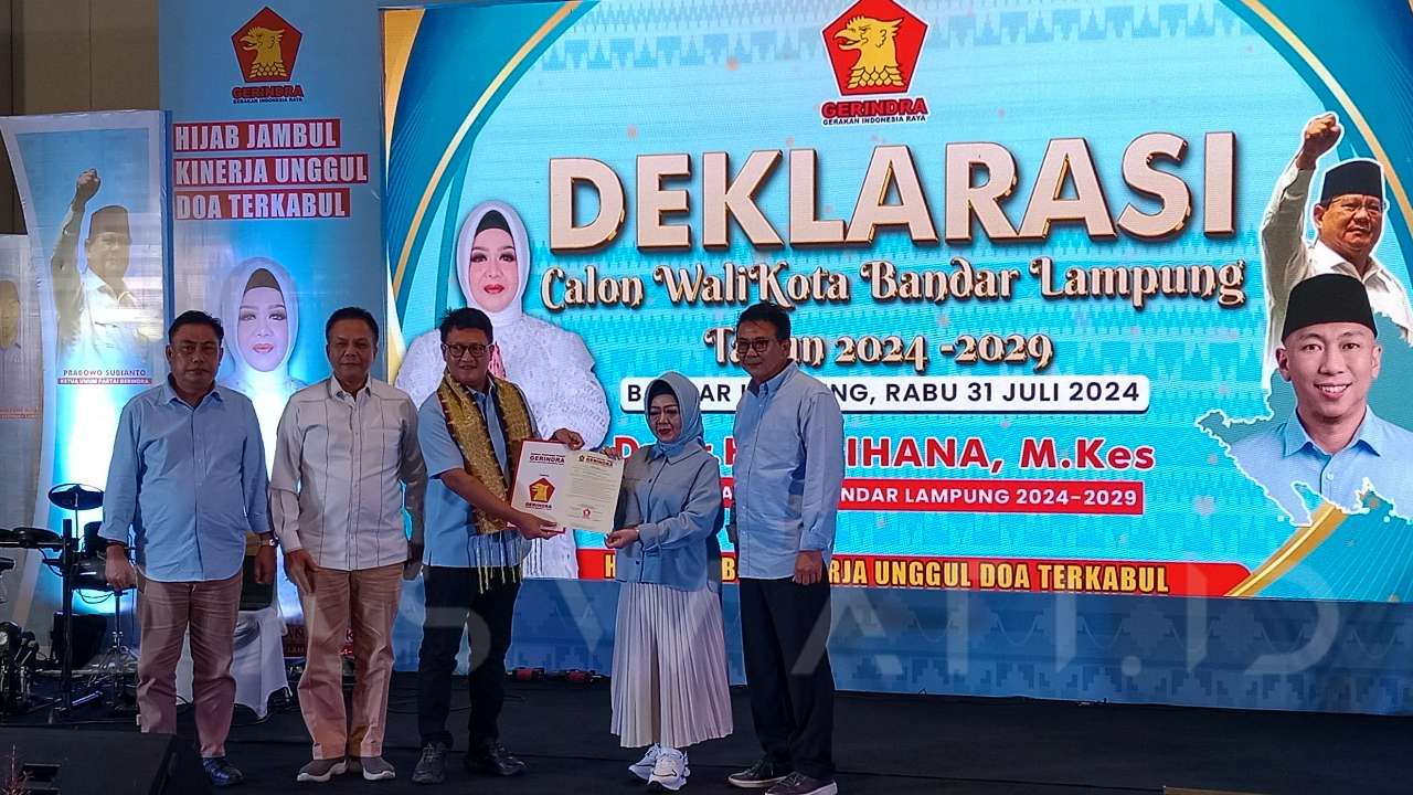 Reihana Bahagia Terima Surat Tugas dari Gerindra Lampung