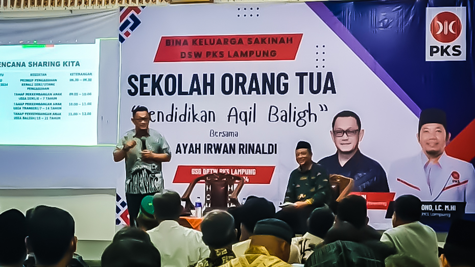 Kader PKS Lampung Antusias Ikut Sekolah Orangtua