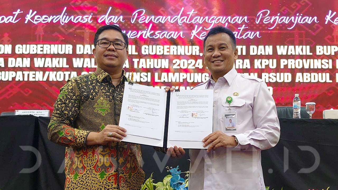 Dua RS Jadi Pusat Pemeriksaan Kesehatan Calon Kepala Daerah di Lampung