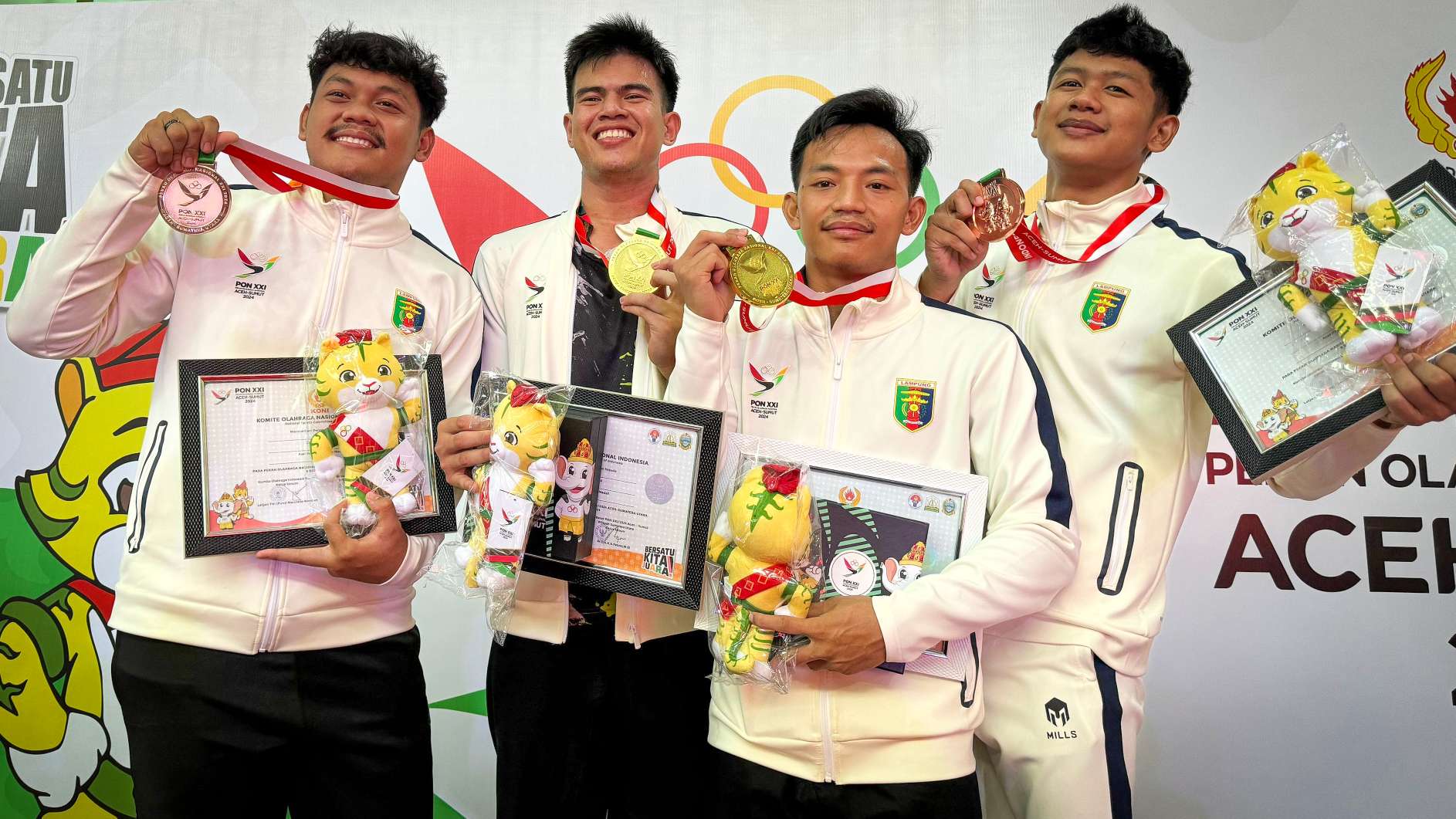 Pesilat Lampung Borong Medali PON XXI Aceh-Sumut 2024