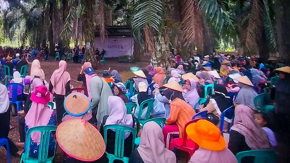 Petani Lampung Mimbar Rakyat di Lahan Konflik