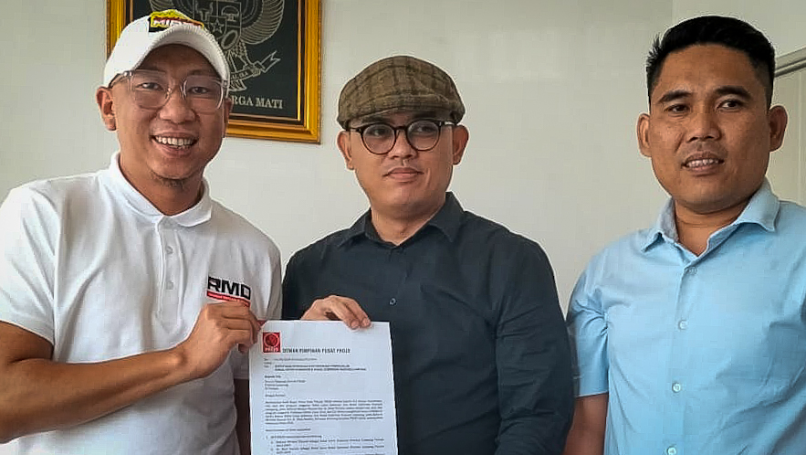 Relawan Projo Resmi Dukung Mirza-Jihan di Pilgub Lampung 2024