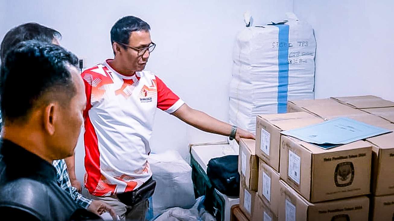 Polda Lampung Cek Kesiapan Logistik Pilkada 2024