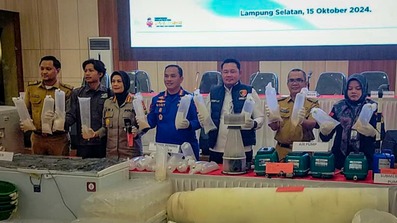 Bisnis BBL Ilegal di Lampung Terbongkar, Kerugian Negara Rp37,3 M