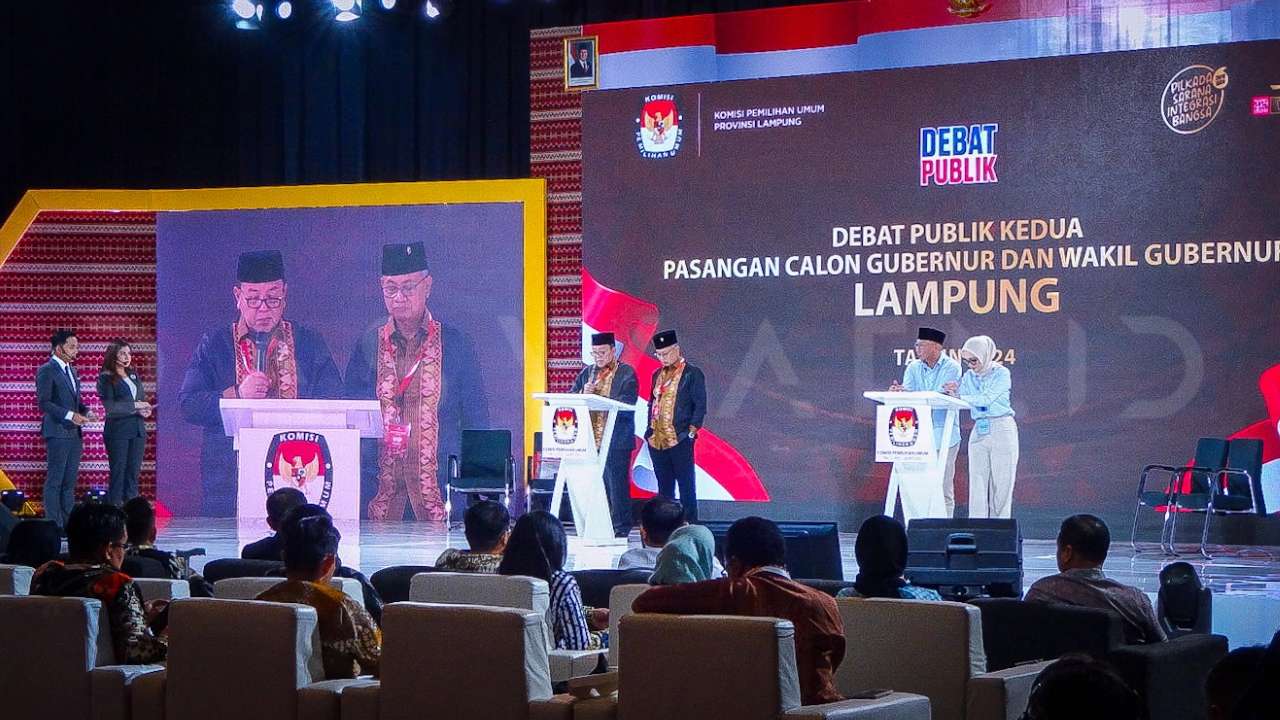 Arinal Djunaidi Curigai Moderator Debat Pilgub Lampung 2024