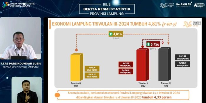 Sektor Pertanian Mendominasi Perekonomian Lampung