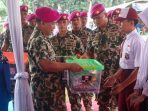 Aksi Sosial Brigif 4 Mar/BS Sambut HUT Ke-79 Korps Marinir