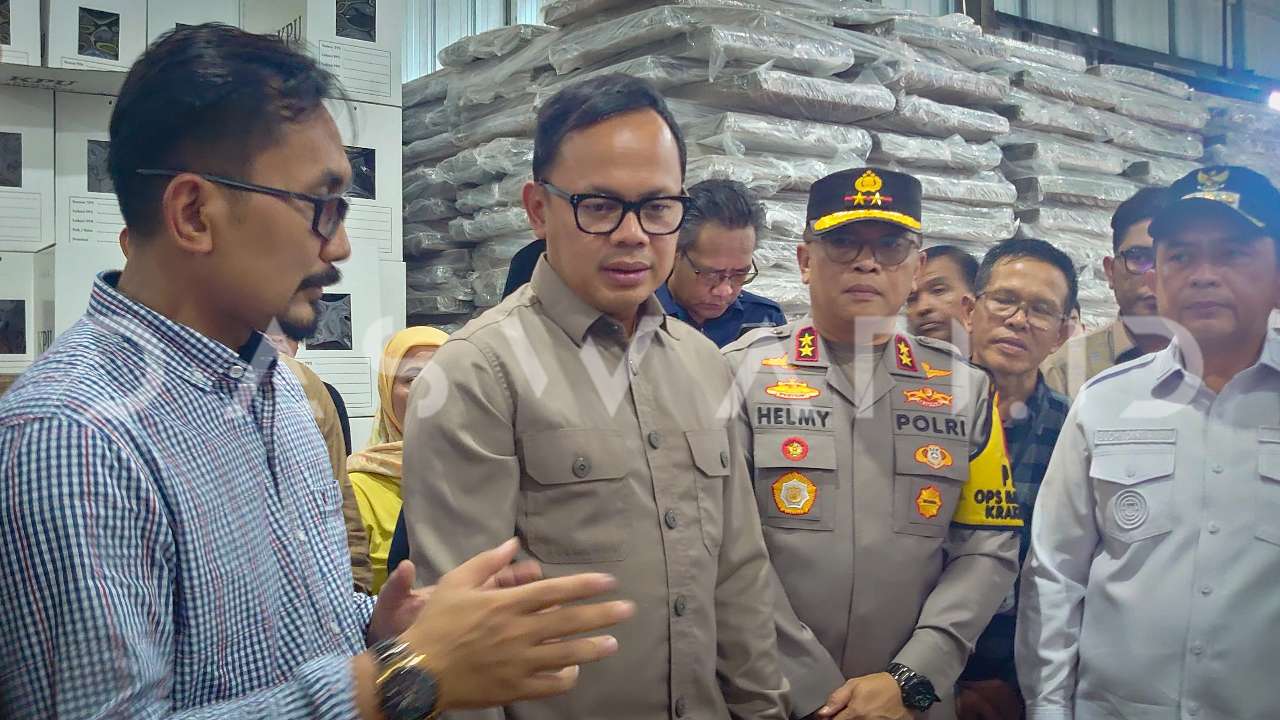 Cek Kesiapan Distribusi Logistik Pilkada di Lampung, Bima Arya: sejauh ini on the track