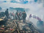 TPA Bakung di Bandarlampung Terbakar Lagi