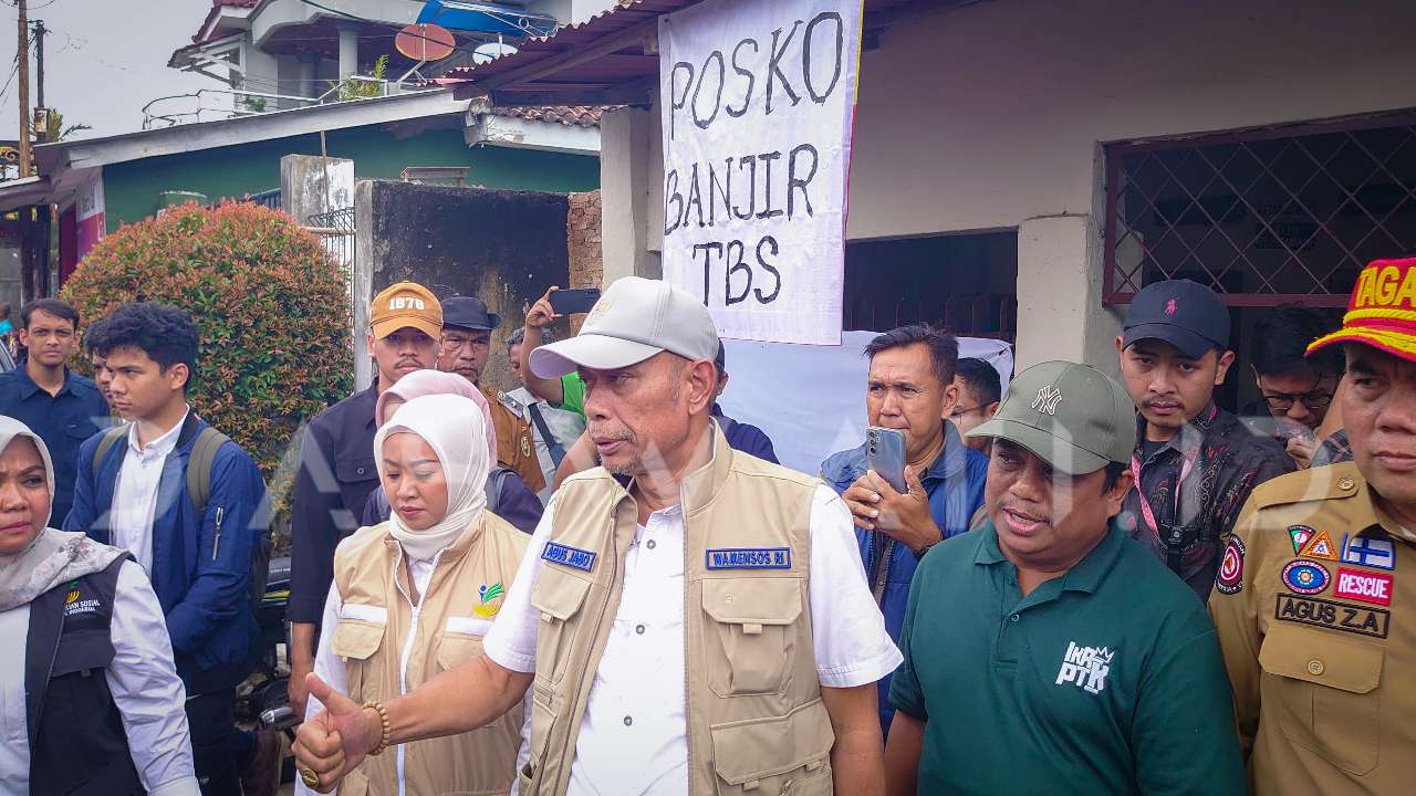 Korban Banjir di Bandarlampung Dapat Bantuan dari Kemensos