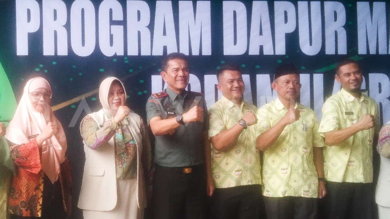 Pemkot Bandarlampung Dukung Program Dapur Masuk Sekolah Pangdam II Sriwijaya