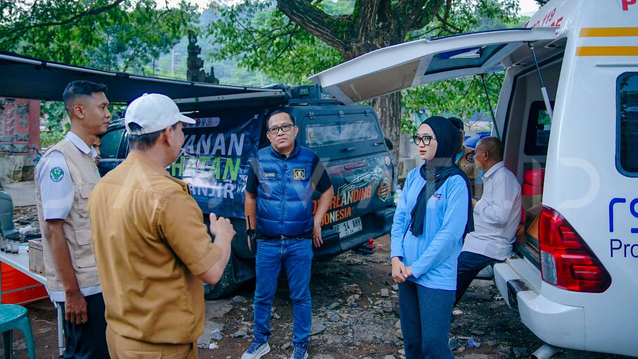 Ella Nuryamah Dampingi Jihan Nurlela Cari Solusi Banjir di BNPB