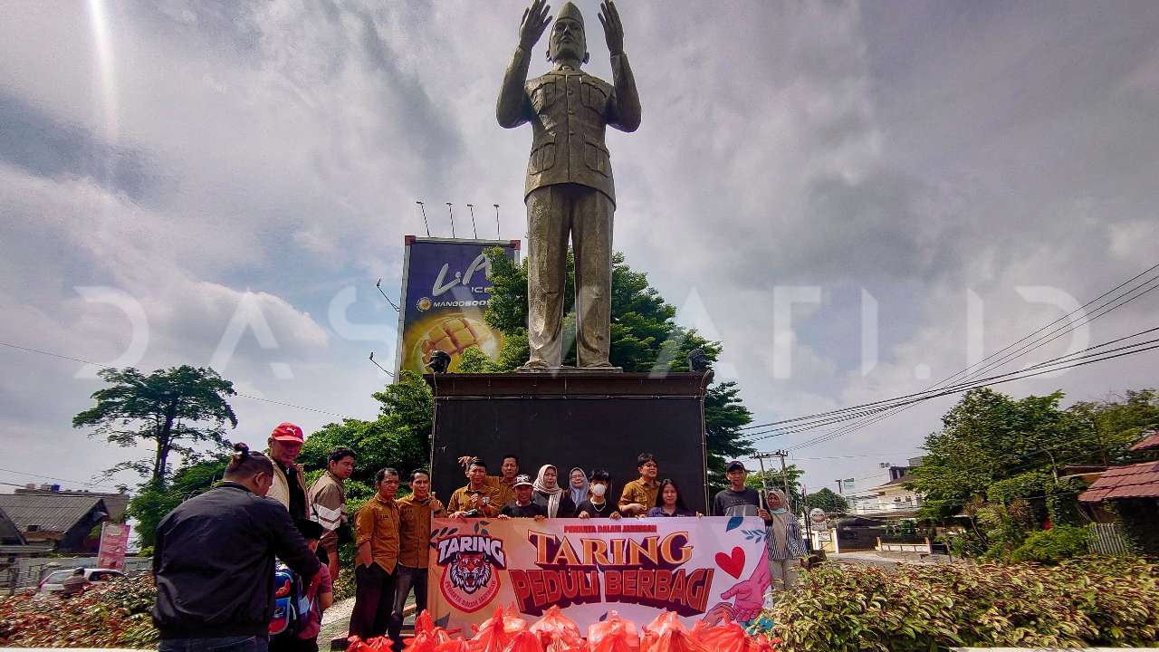 Taring Lampung Gelar Bakti Sosial di Taman UMKM Bung Karno