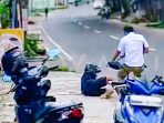 Insiden Baku Tembak Begal Motor dengan Polisi di Bandarlampung