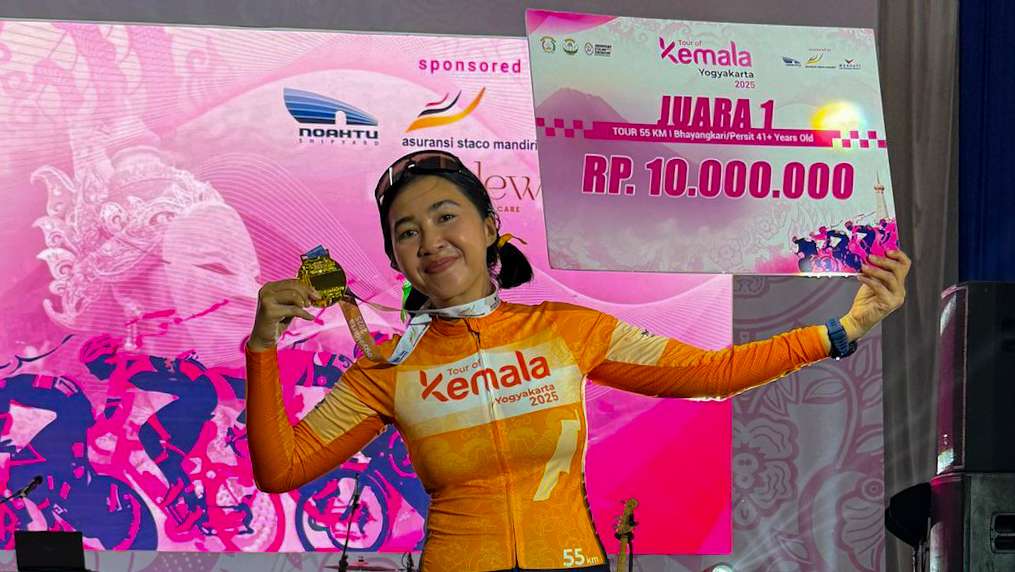 Helmy Santika Apresiasi Kontingen Lampung di Tour of Kemala 2025