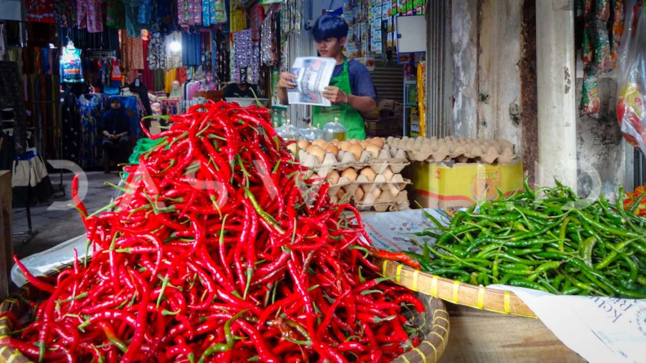 Harga Komoditas di Pasar Bandar Lampung Melonjak