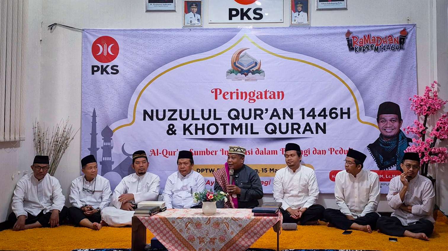 PKS Lampung Peringati Nuzulul Quran dengan Khotmil Quran dan Berbagi