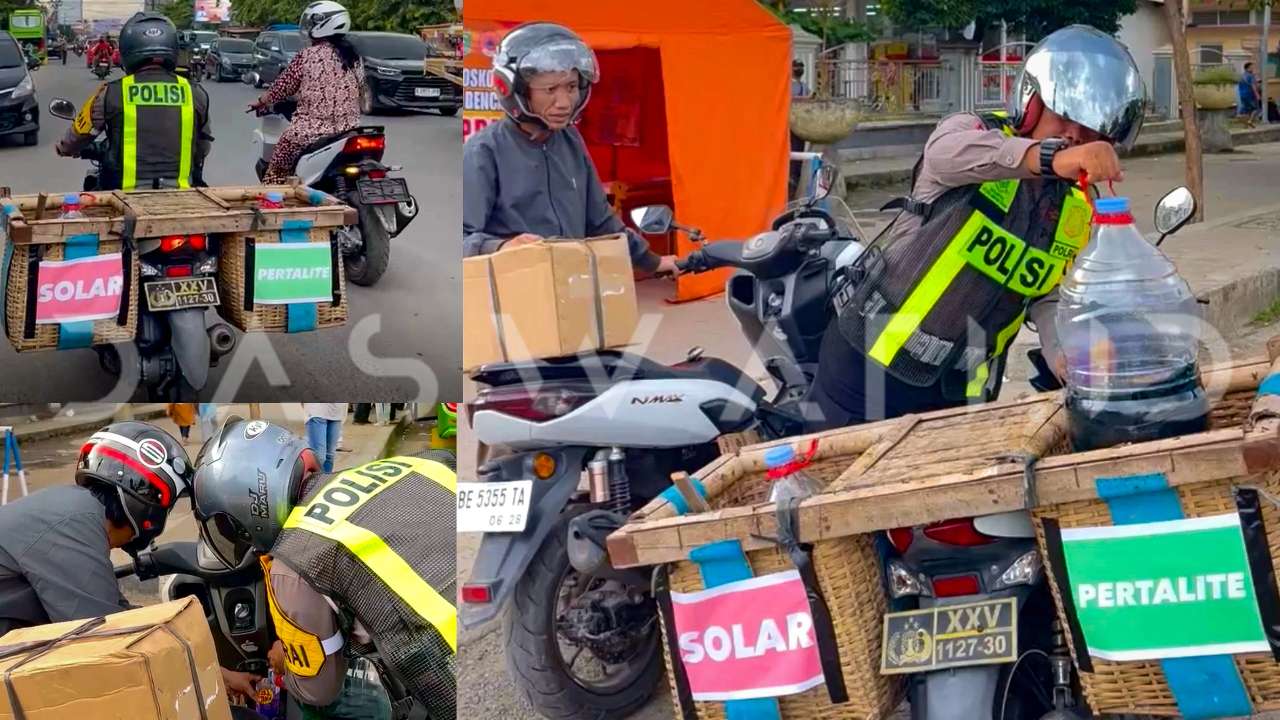 Polres Lampung Tengah Hadirkan Bantuan BBM Gratis untuk Pemilir